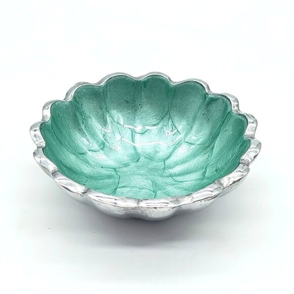Julia Knight Other - Julia Knight Aqua Peony 4-Inch Petite Bowl